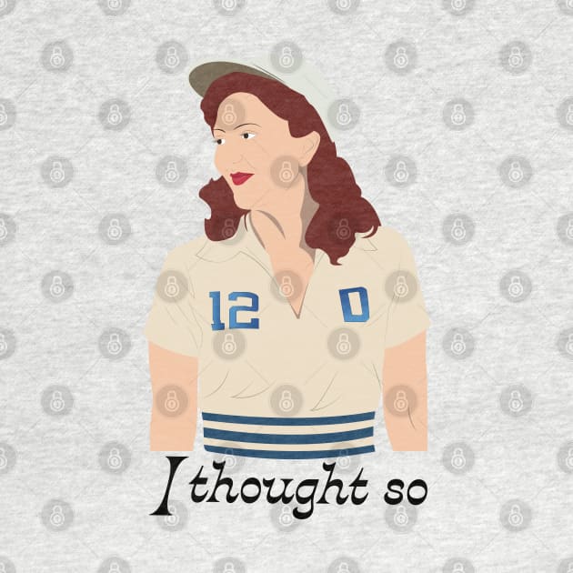 A League of Their Own | Greta Gill 'I thought so' by Oi Blondie Crafts